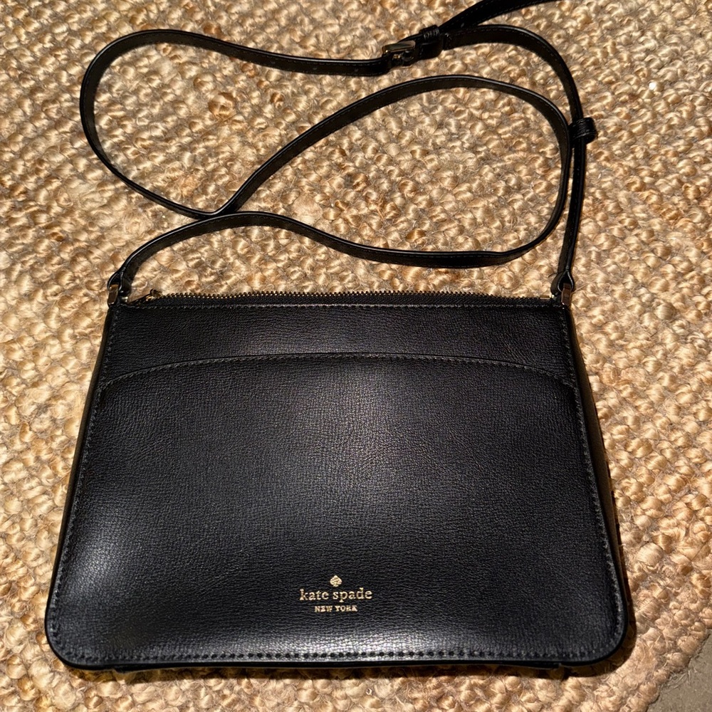 Kate Spade Black Leather Shoulder Bag